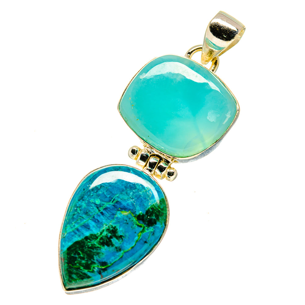 Chrysocolla Pendants handcrafted by Anasilvercos - PD759606