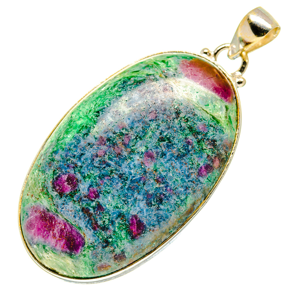 Ruby Fuchsite Pendants handcrafted by Anasilvercos - PD759627