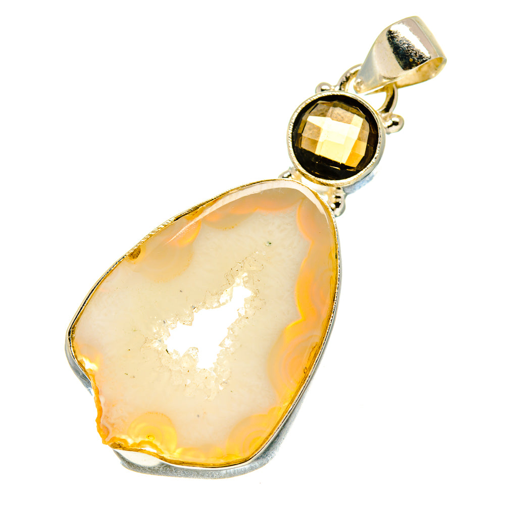 Geode Slice Pendants handcrafted by Anasilvercos - PD759628