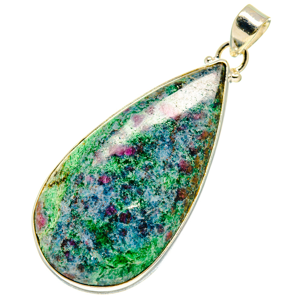 Ruby Fuchsite Pendants handcrafted by Anasilvercos - PD759647
