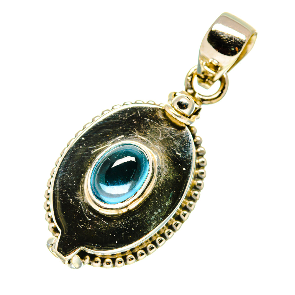 Blue Fluorite Pendants handcrafted by Anasilvercos - PD759655