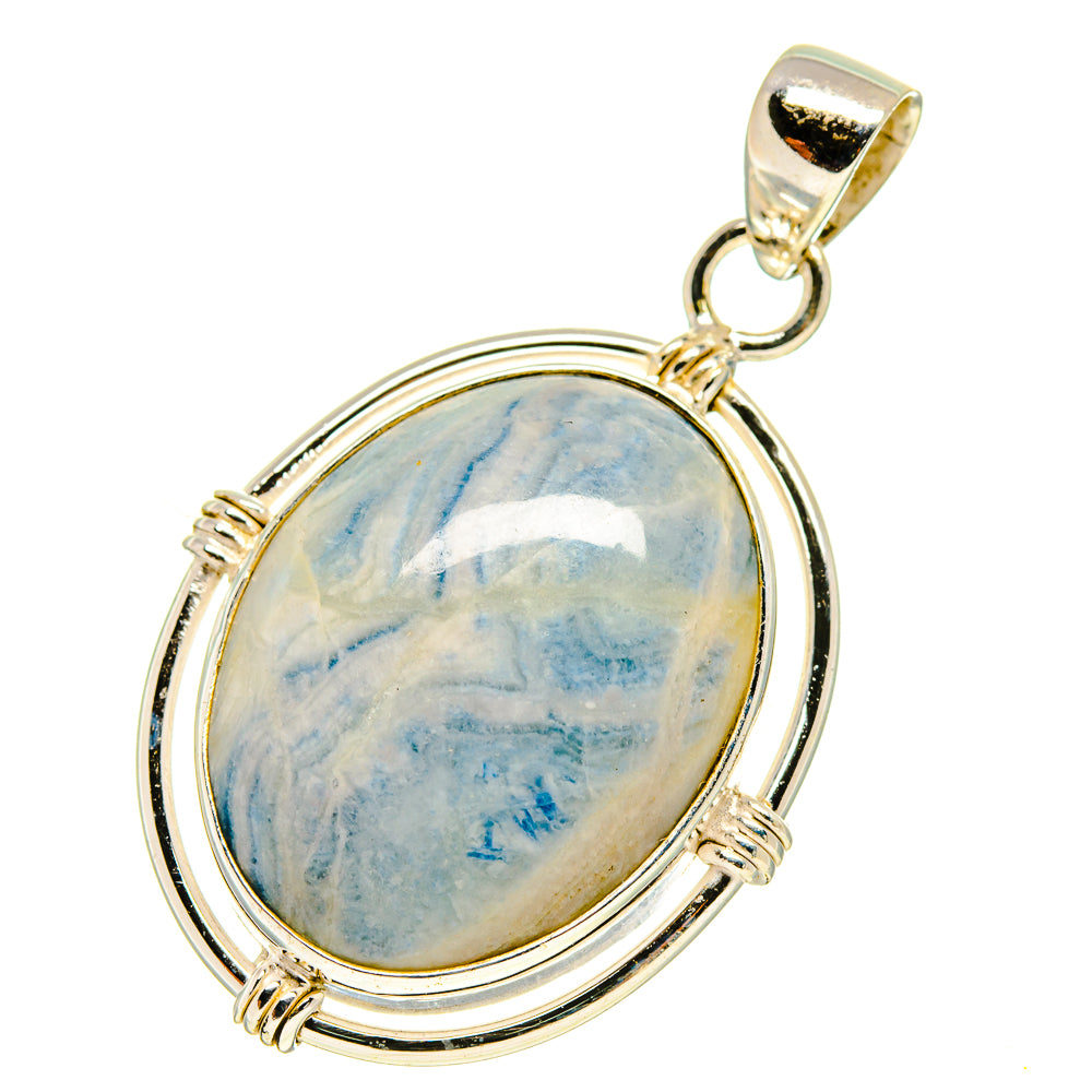 Blue Scheelite Pendants handcrafted by Anasilvercos - PD759661