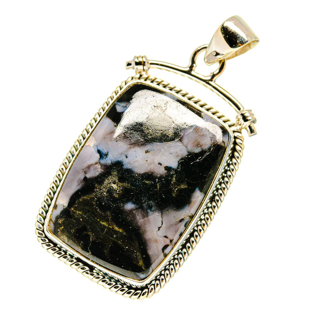 Gabbro Stone Pendants handcrafted by Anasilvercos - PD759685