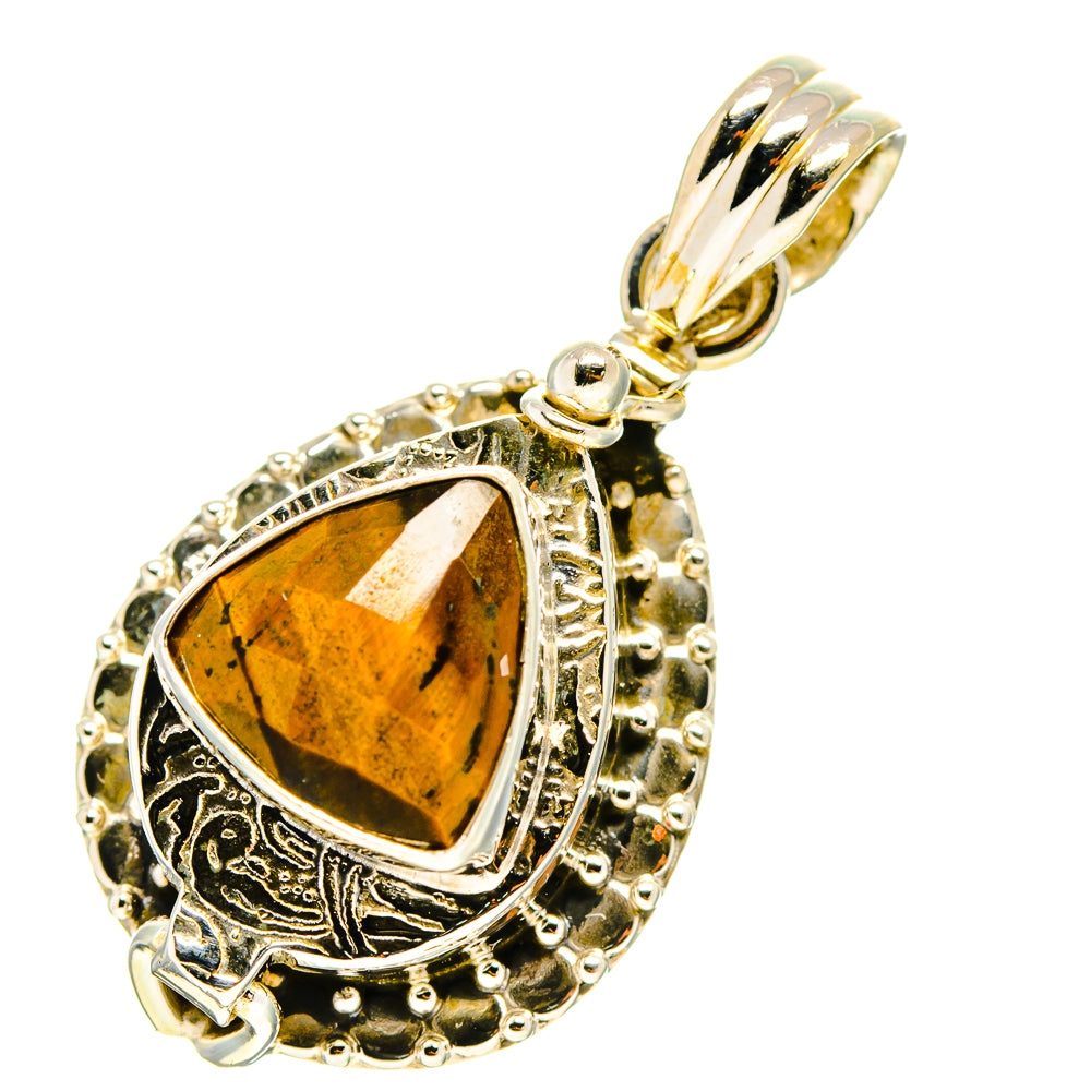 Tiger Eye Pendants handcrafted by Anasilvercos - PD759693