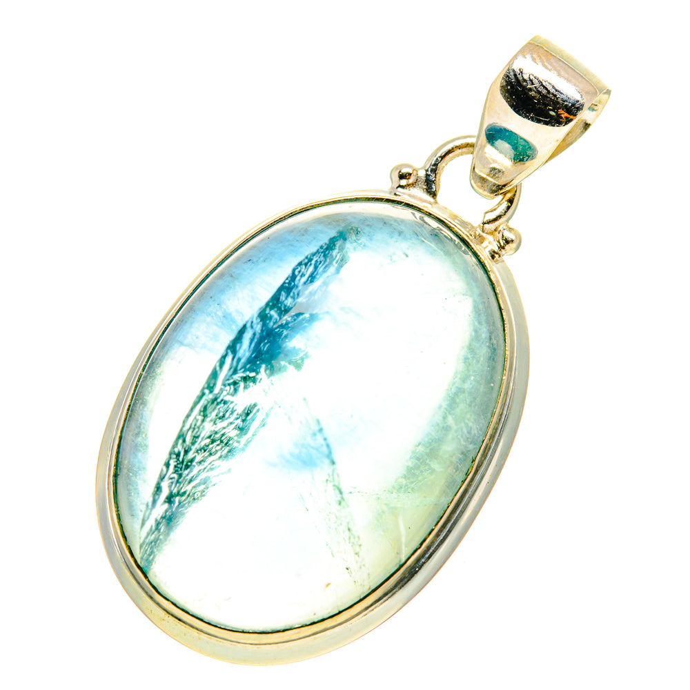 Blue Fluorite Pendants handcrafted by Anasilvercos - PD759698