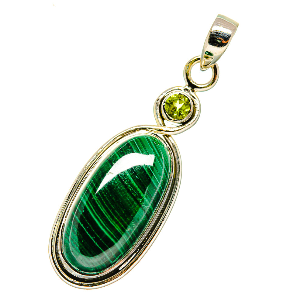 Malachite Pendants handcrafted by Anasilvercos - PD4597