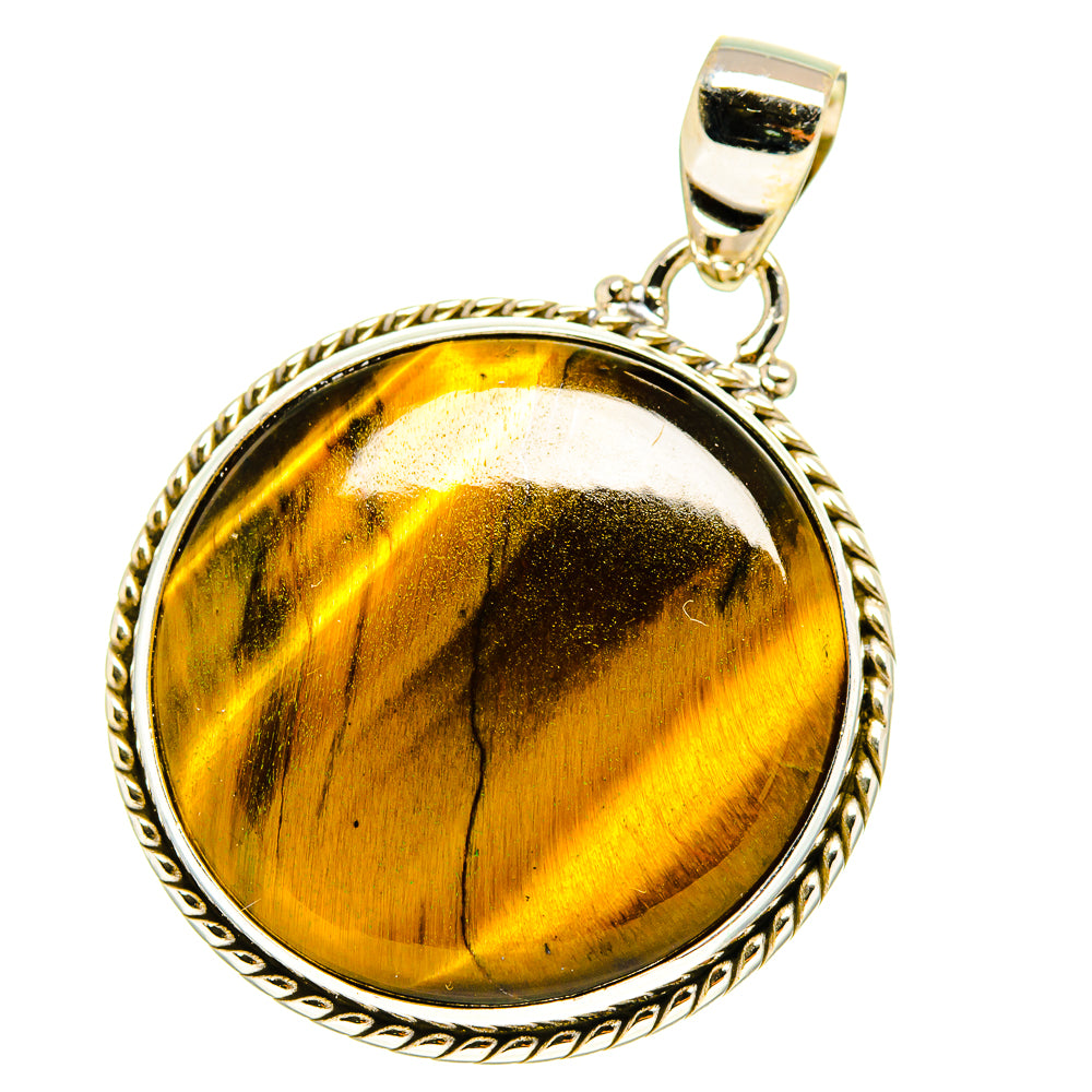 Tiger Eye Pendants handcrafted by Anasilvercos - PD759720