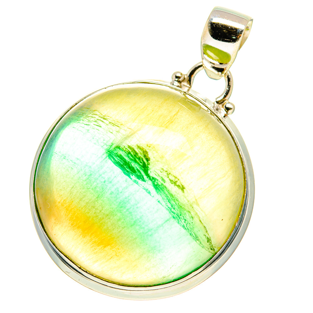 Green Fluorite Pendants handcrafted by Anasilvercos - PD759721