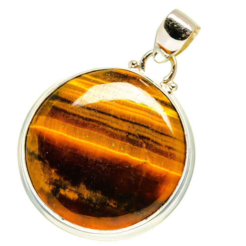 Tiger Eye Pendants handcrafted by Anasilvercos - PD759727