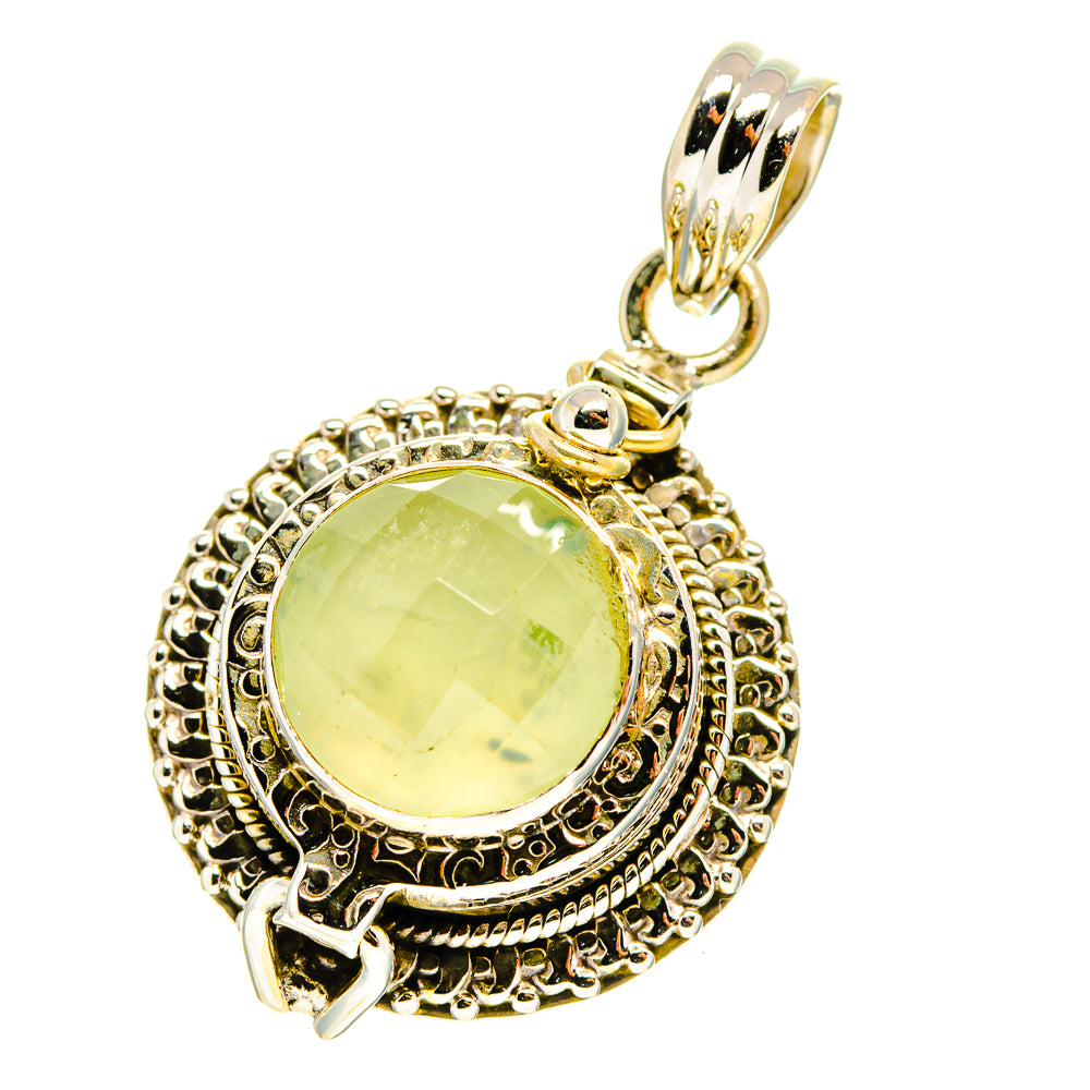 Prehnite Pendants handcrafted by Anasilvercos - PD759728