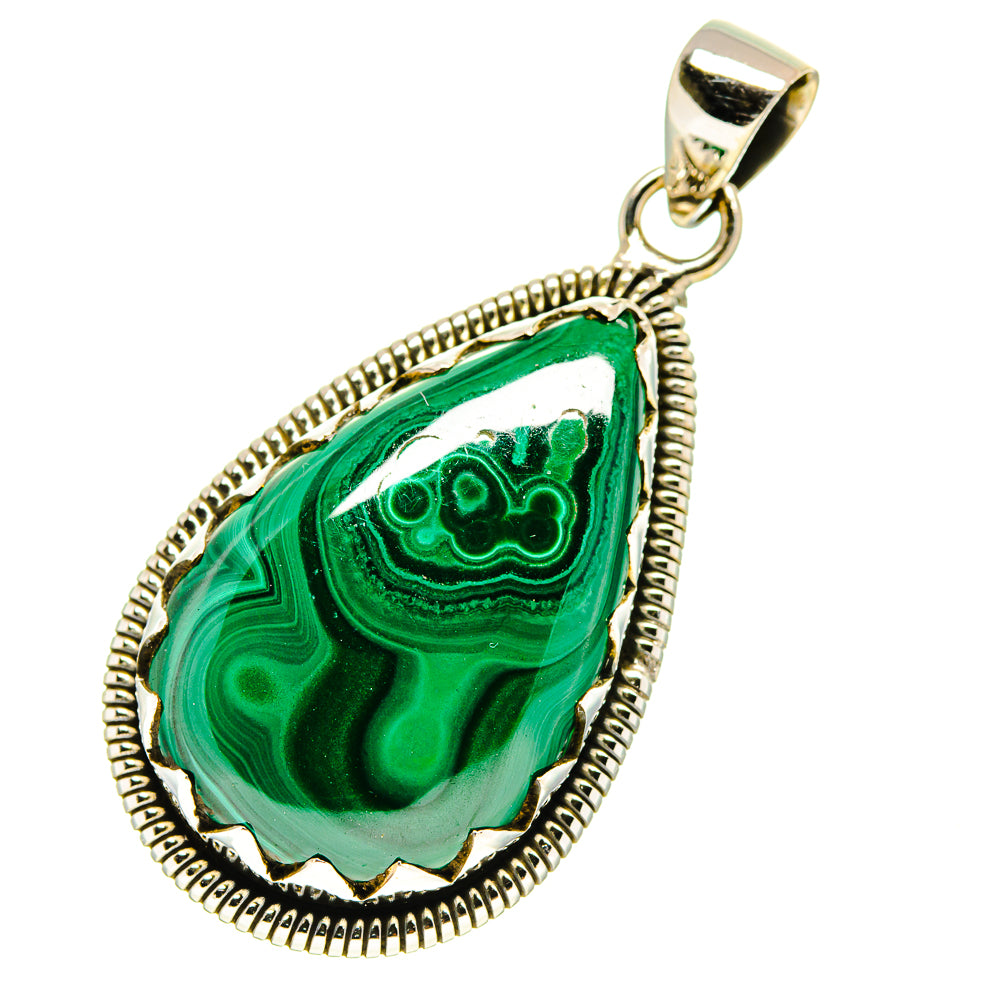 Malachite Pendants handcrafted by Anasilvercos - PD759743