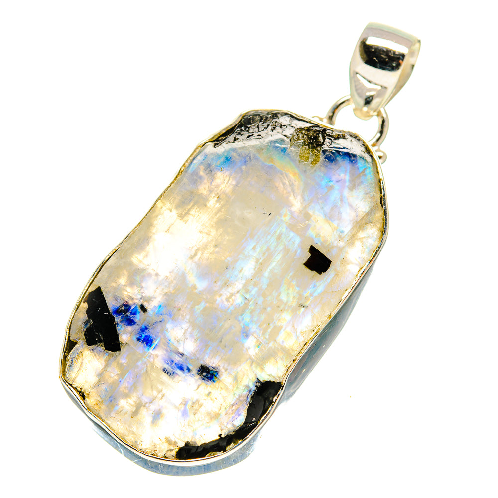 Rainbow Moonstone Pendants handcrafted by Anasilvercos - PD759763