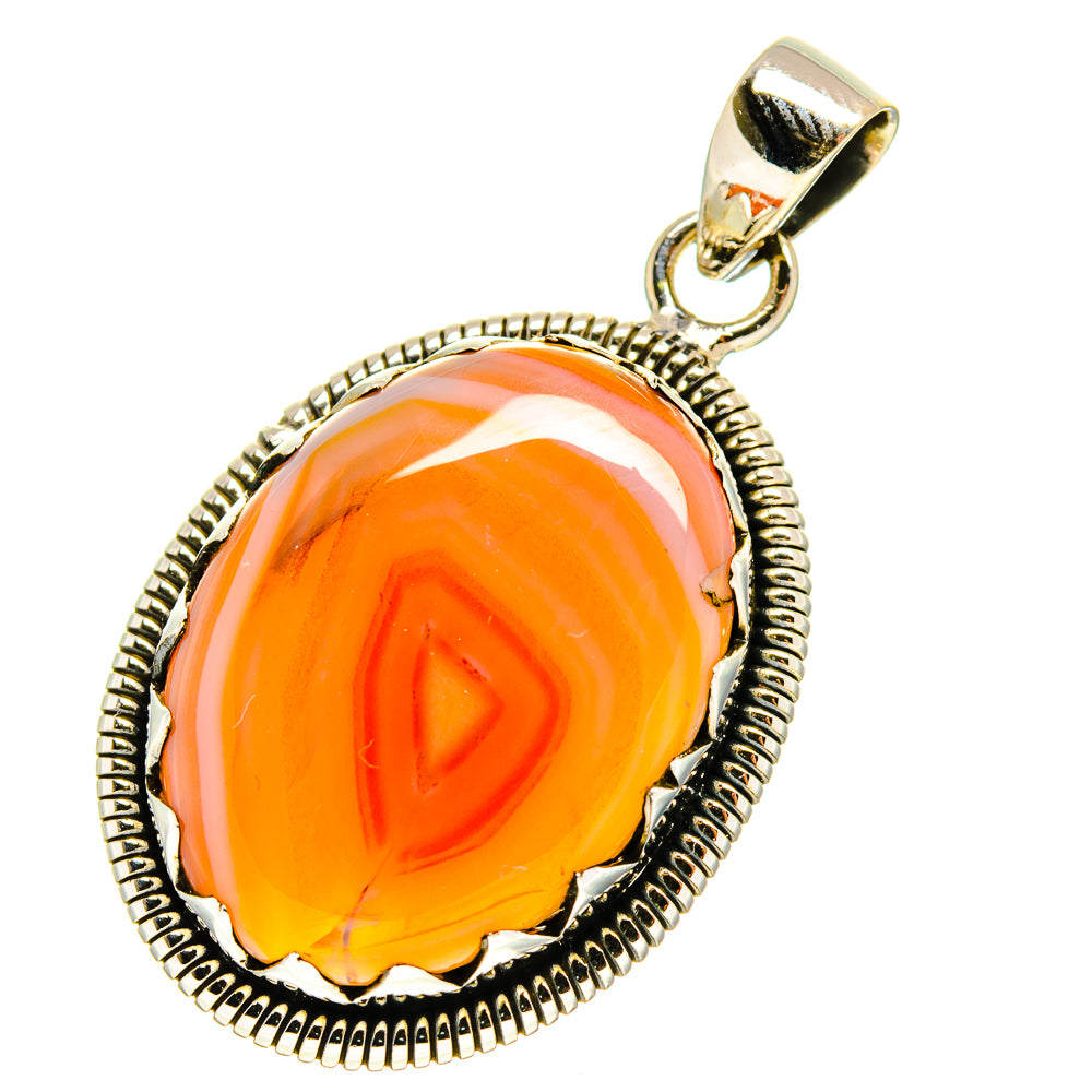 Botswana Agate Pendants handcrafted by Anasilvercos - PD759766