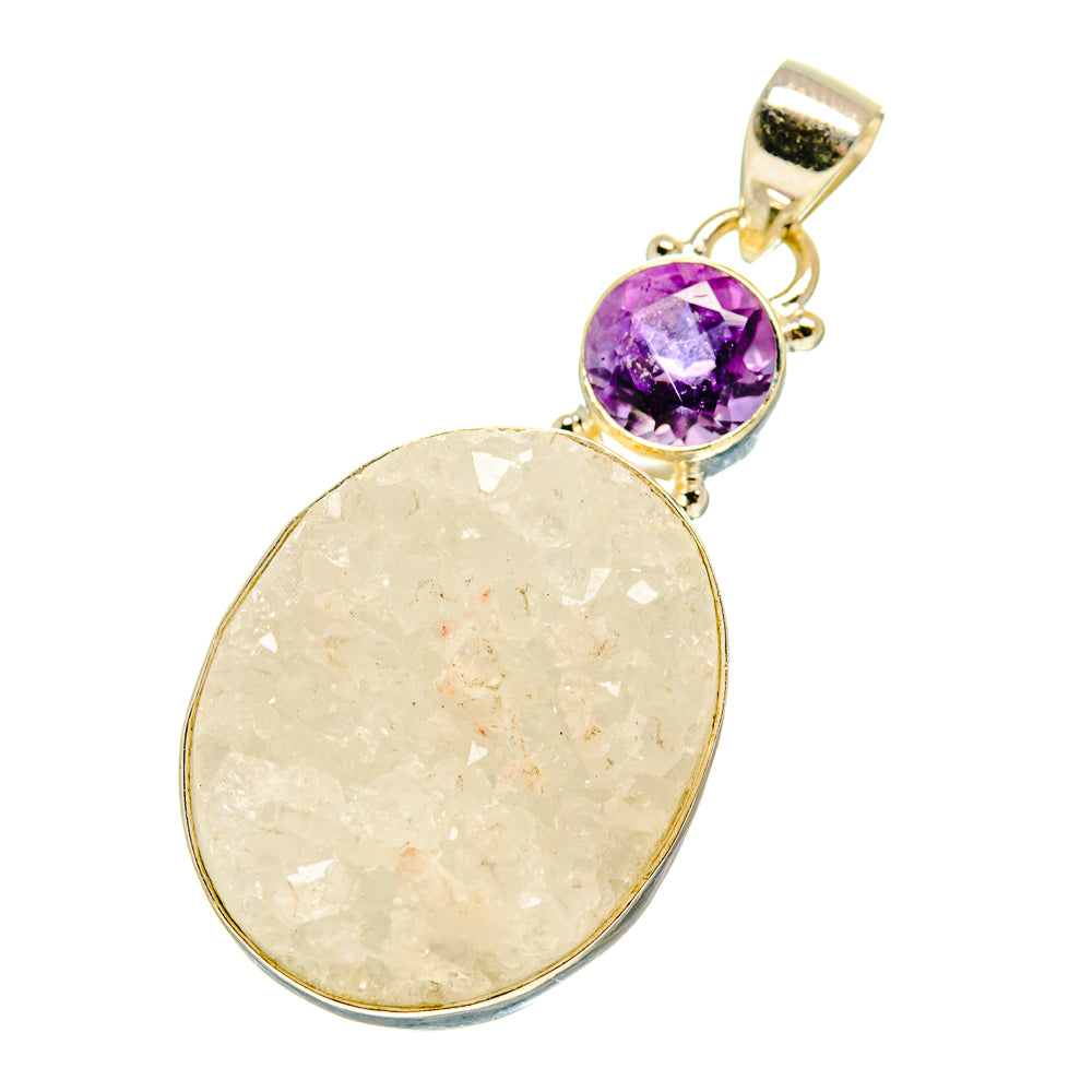 Titanium Druzy Pendants handcrafted by Anasilvercos - PD759794