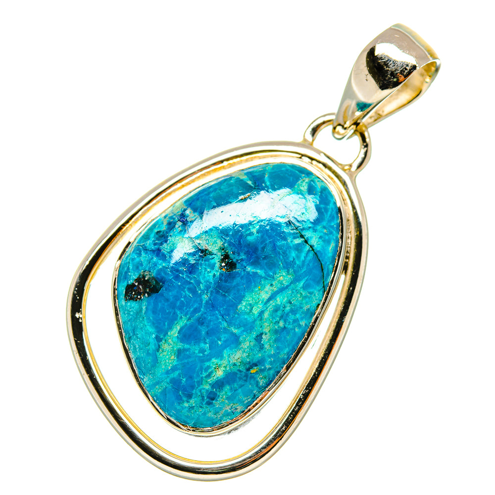 Chrysocolla Pendants handcrafted by Anasilvercos - PD4598