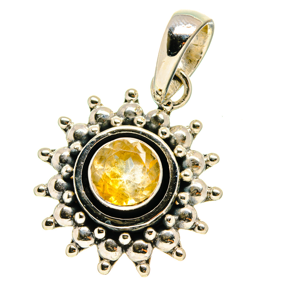 Citrine Pendants handcrafted by Anasilvercos - PD759818