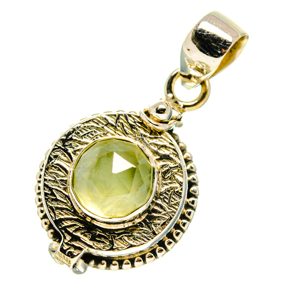 Prehnite Pendants handcrafted by Anasilvercos - PD759819
