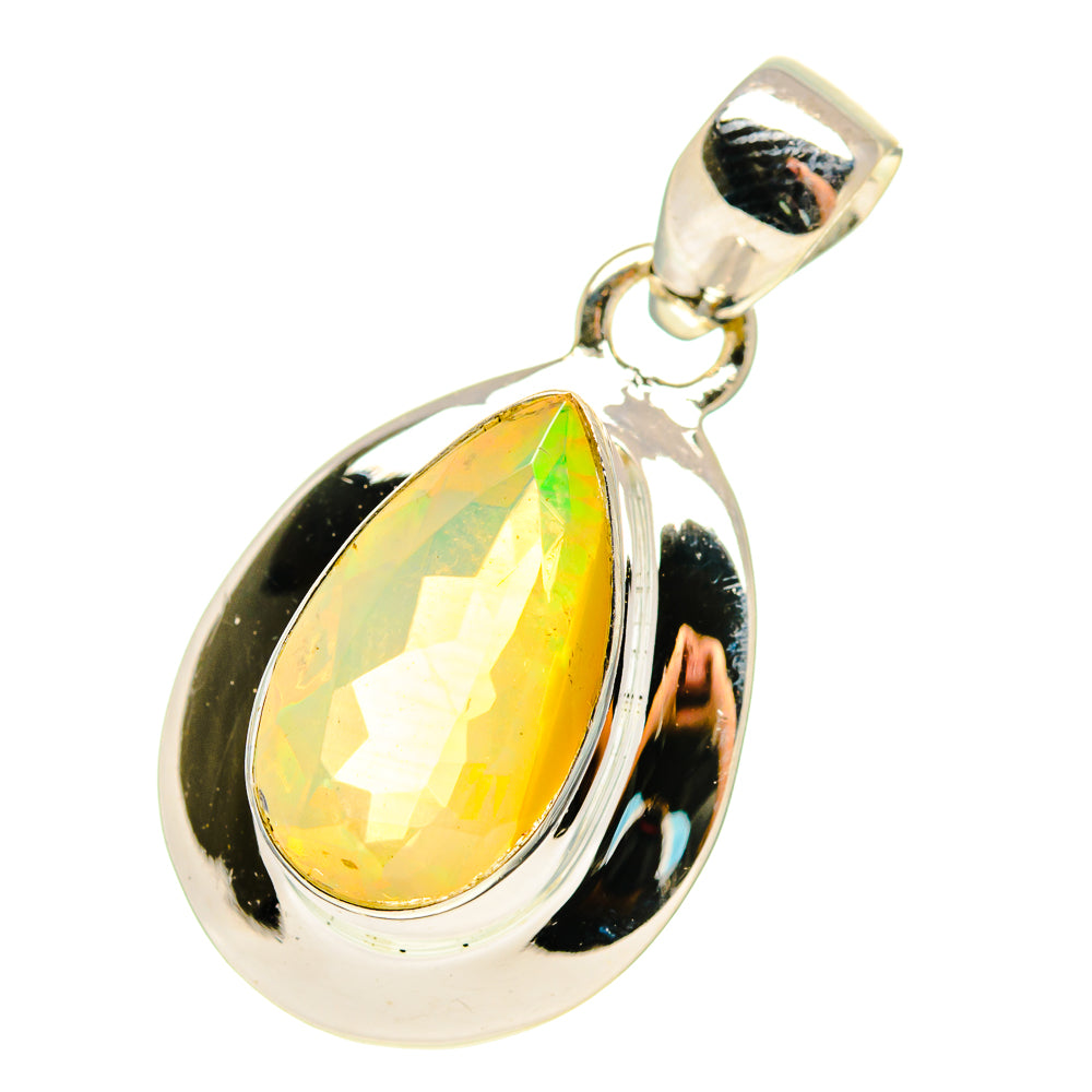 Ethiopian Opal Pendants handcrafted by Anasilvercos - PD759820