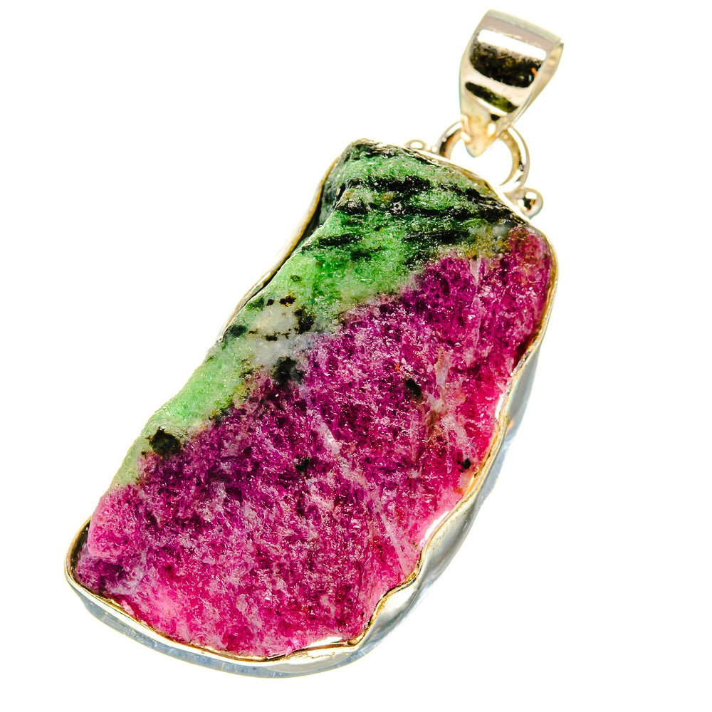 Ruby Zoisite Pendants handcrafted by Anasilvercos - PD759828