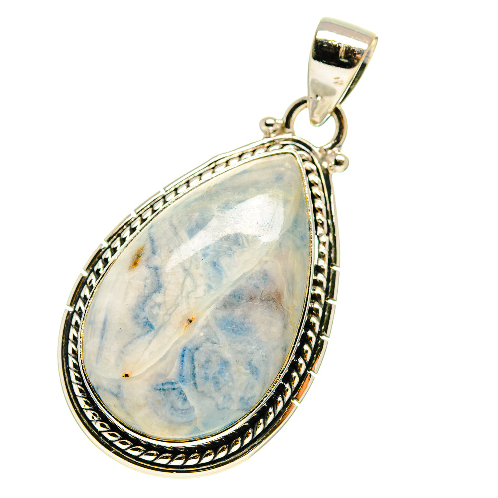 Rainbow Moonstone Pendants handcrafted by Anasilvercos - PD759834