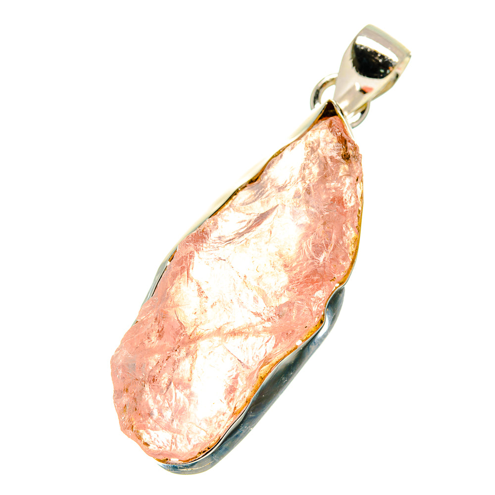 Rose Quartz Pendants handcrafted by Anasilvercos - PD759849