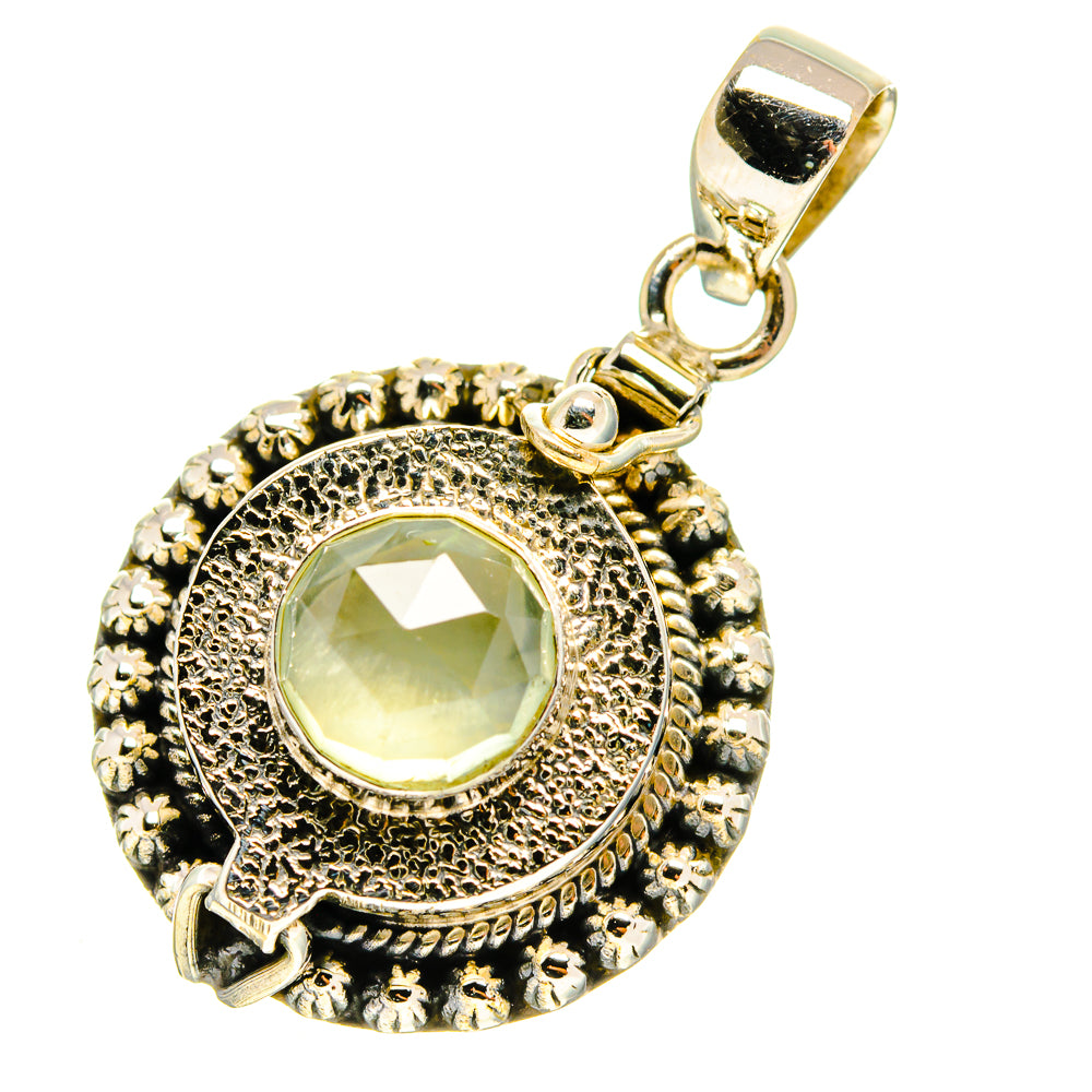 Prehnite Pendants handcrafted by Anasilvercos - PD759852