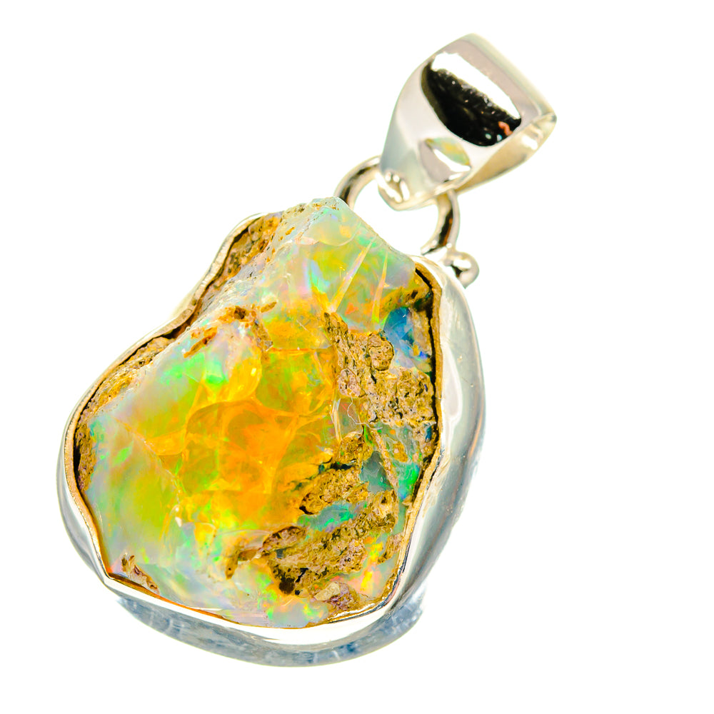 Ethiopian Opal Pendants handcrafted by Anasilvercos - PD759856