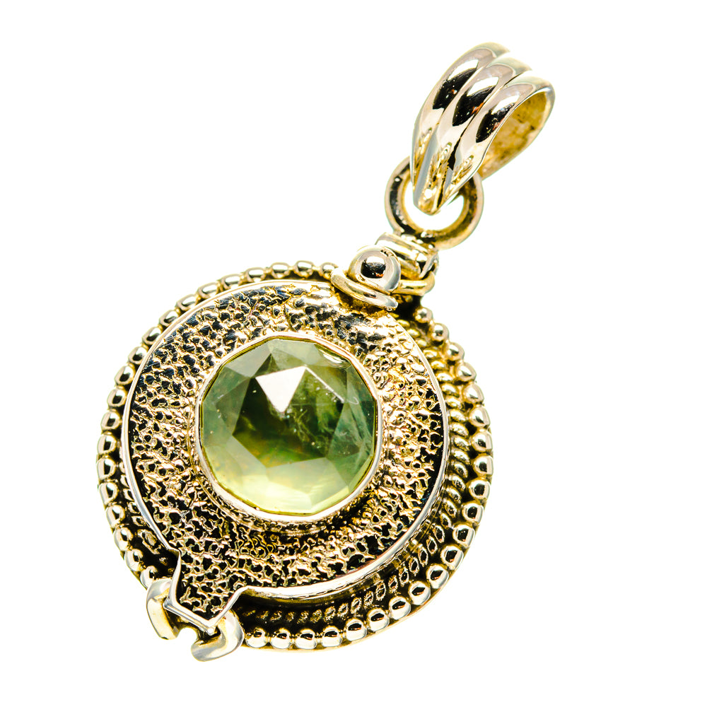 Prehnite Pendants handcrafted by Anasilvercos - PD759862