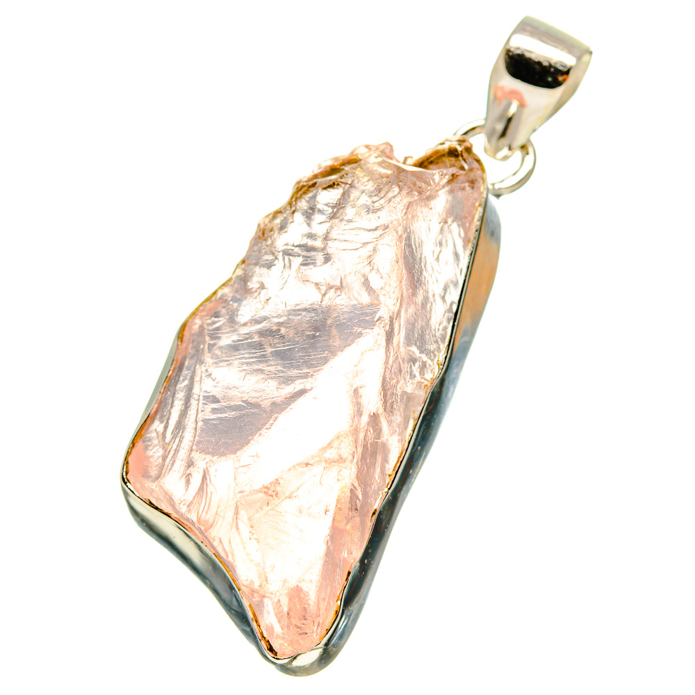 Rose Quartz Pendants handcrafted by Anasilvercos - PD759875