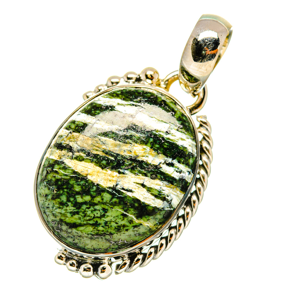 Lizard Jasper Pendants handcrafted by Anasilvercos - PD4599