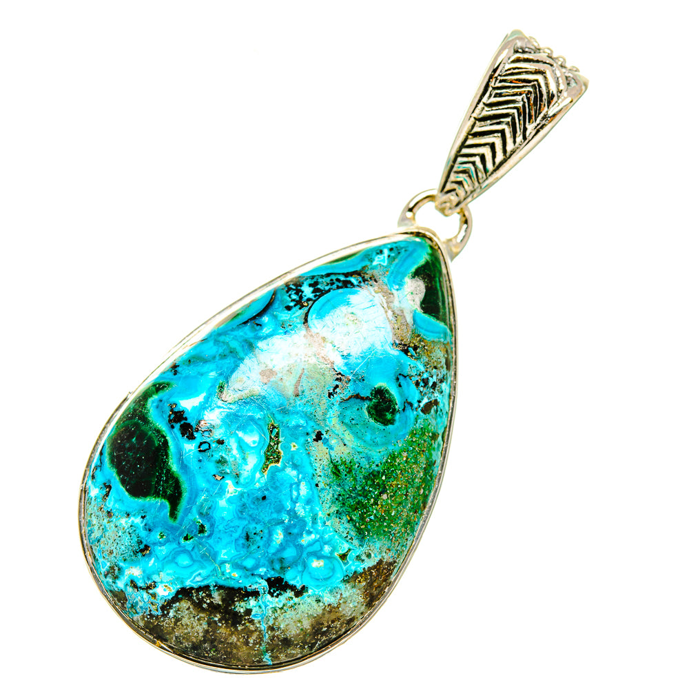 Chrysocolla Pendants handcrafted by Anasilvercos - PD4622