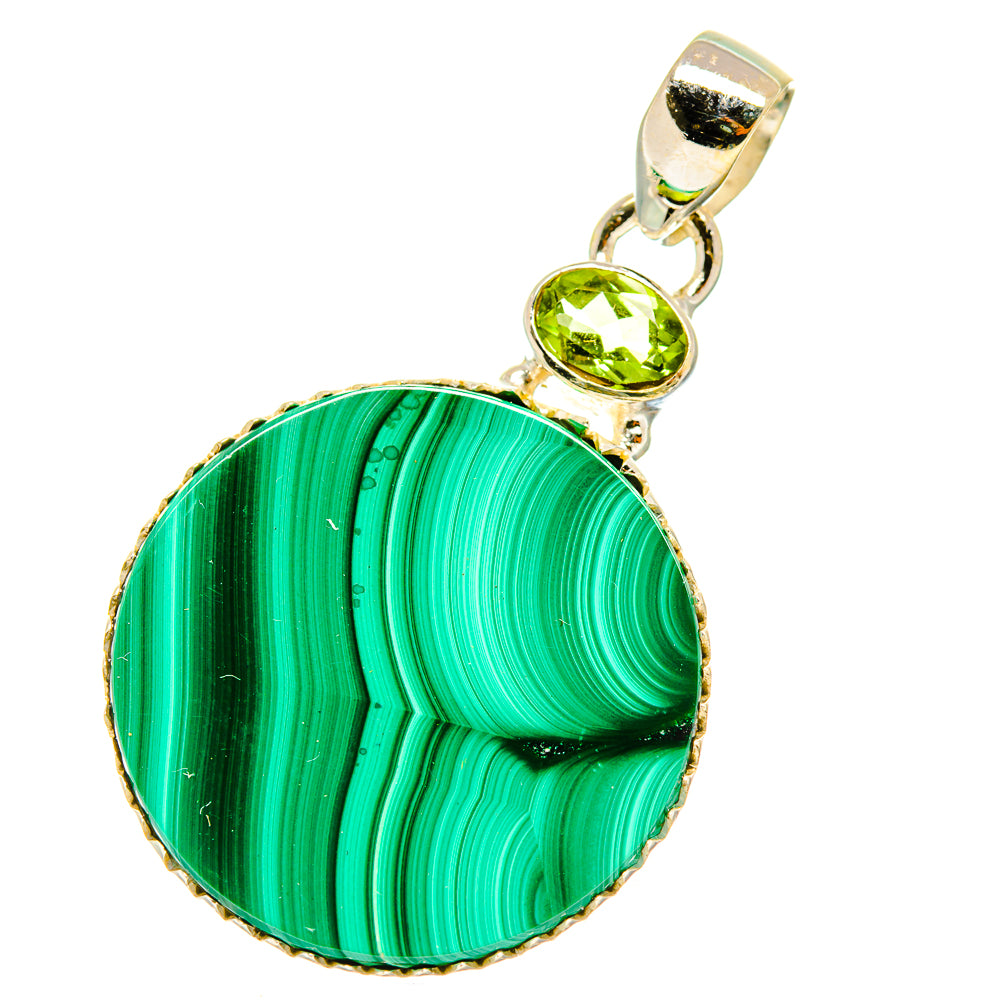 Malachite Pendants handcrafted by Anasilvercos - PD4629
