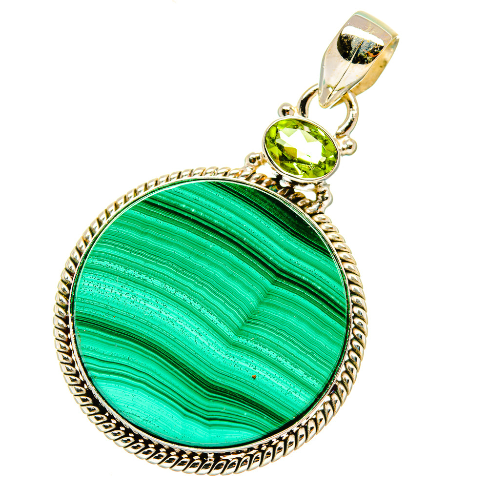 Malachite Pendants handcrafted by Anasilvercos - PD4630