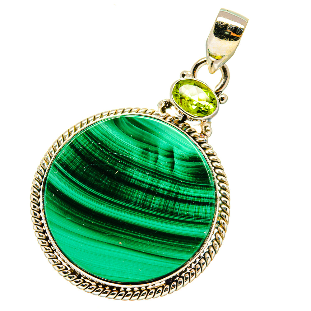 Malachite Pendants handcrafted by Anasilvercos - PD4631