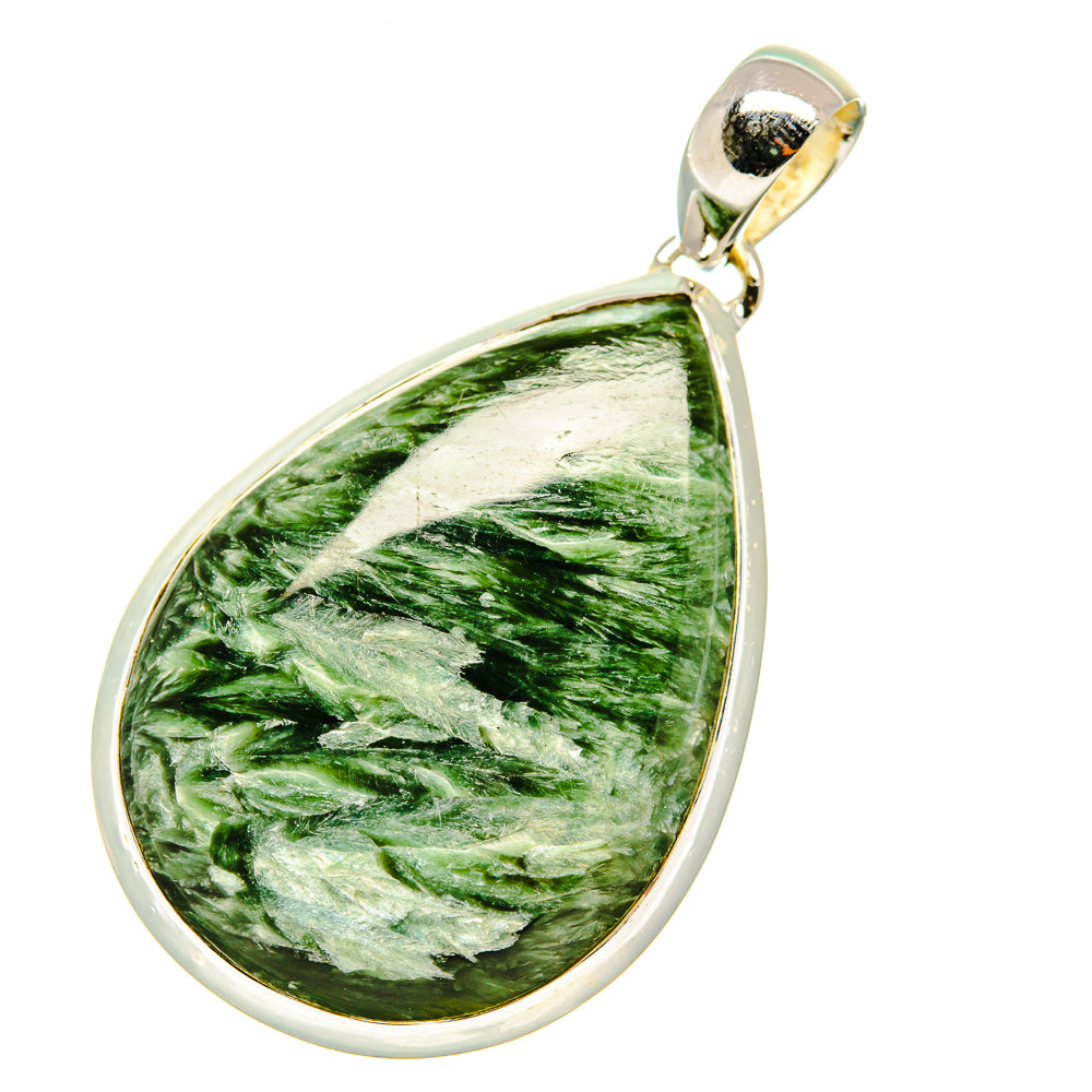 Seraphinite Pendants handcrafted by Anasilvercos - PD4632