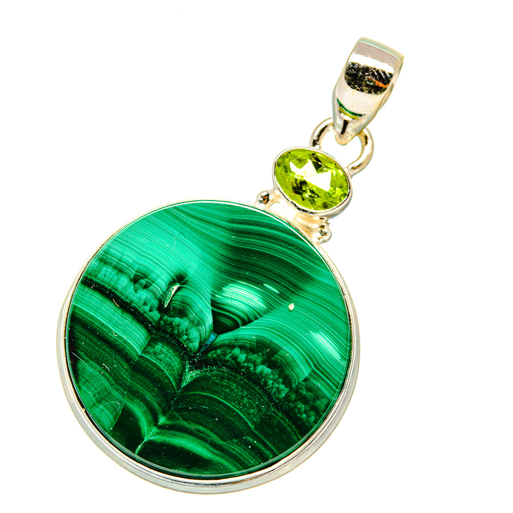 Malachite Pendants handcrafted by Anasilvercos - PD4633