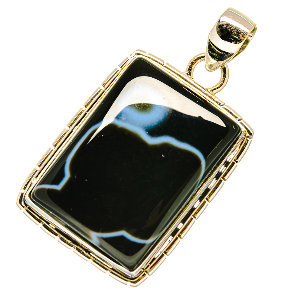 India Agate Pendants handcrafted by Anasilvercos - PD4637