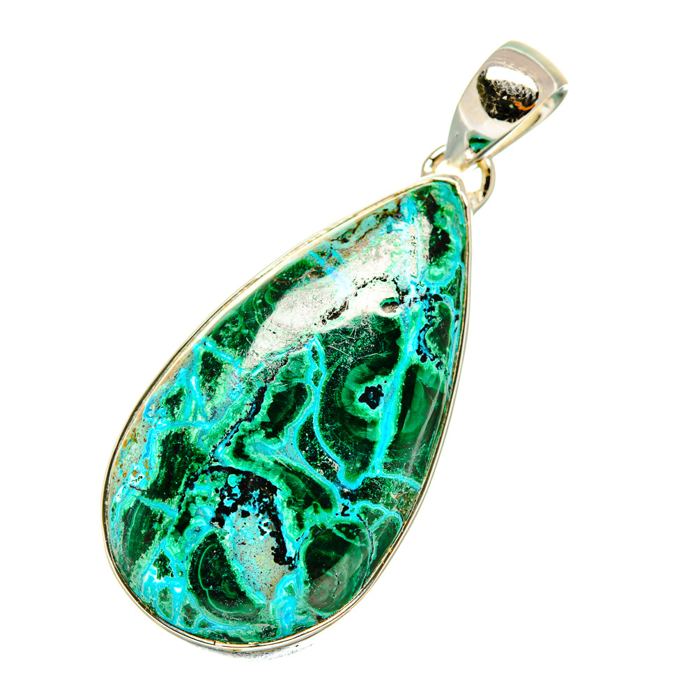 Chrysocolla Pendants handcrafted by Anasilvercos - PD4642