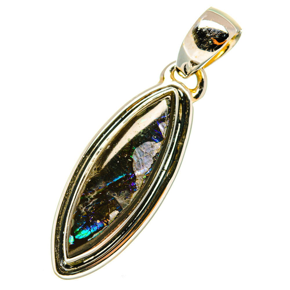 Ammolite Pendants handcrafted by Anasilvercos - PD4645
