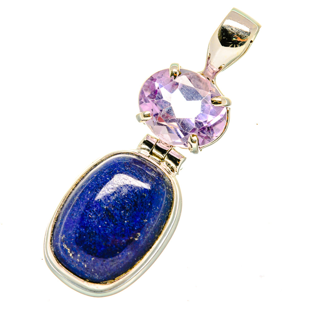Lapis Lazuli Pendants handcrafted by Anasilvercos - PD4655
