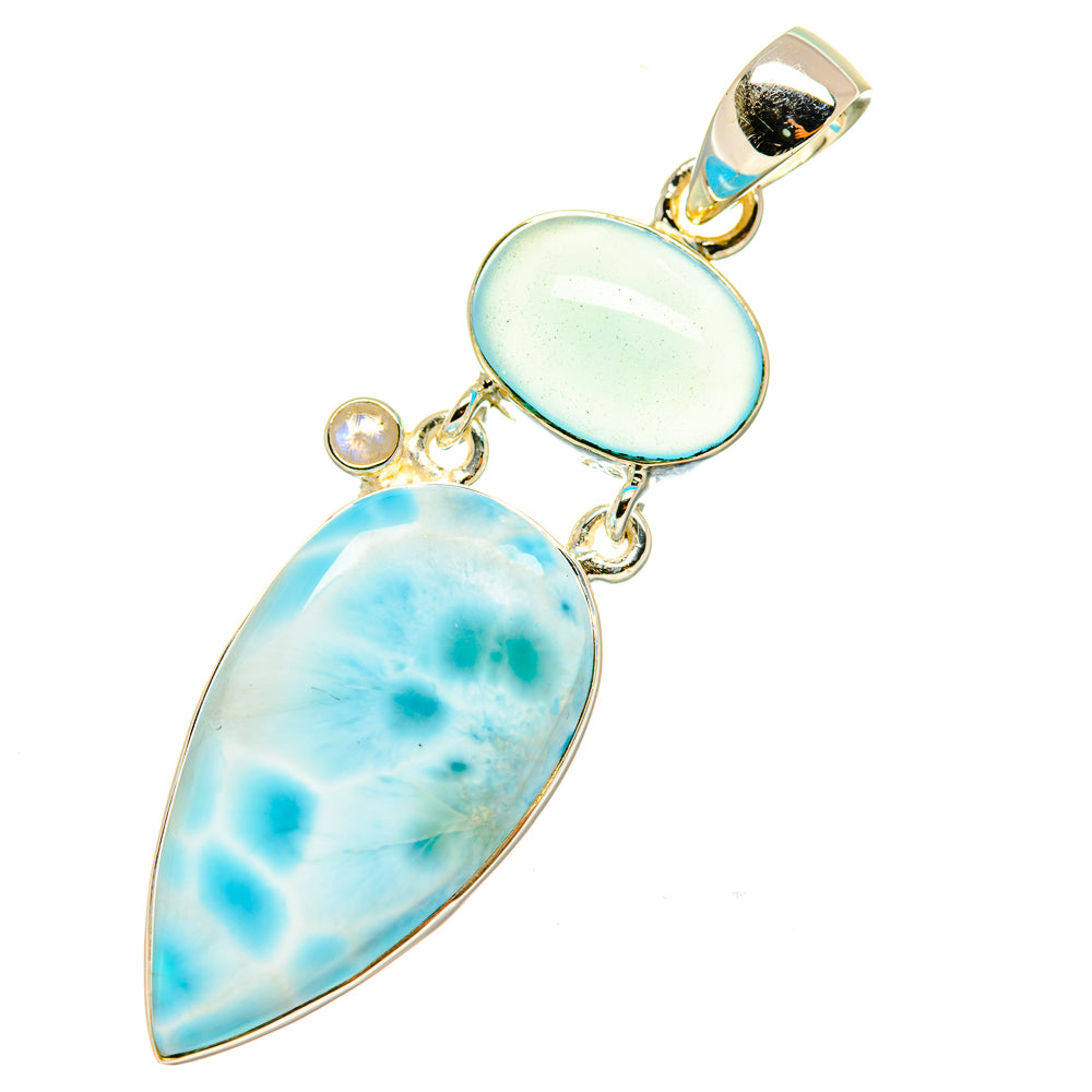 Larimar Pendants handcrafted by Anasilvercos - PD4658
