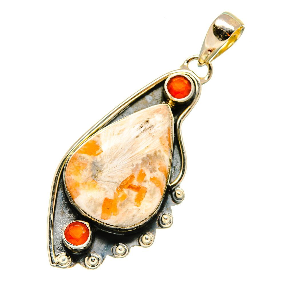 Scolecite Pendants handcrafted by Anasilvercos - PD4666