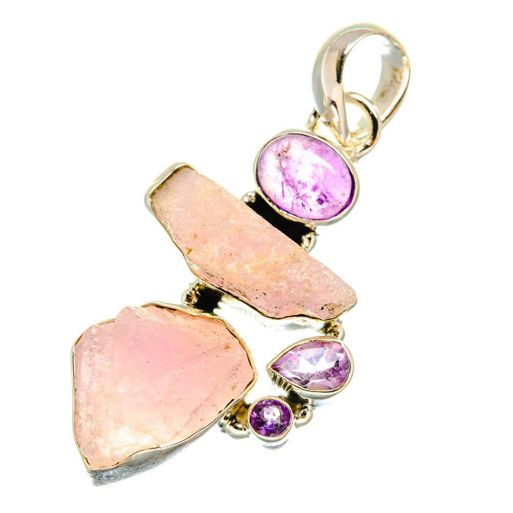 Kunzite Pendants handcrafted by Anasilvercos - PD4670