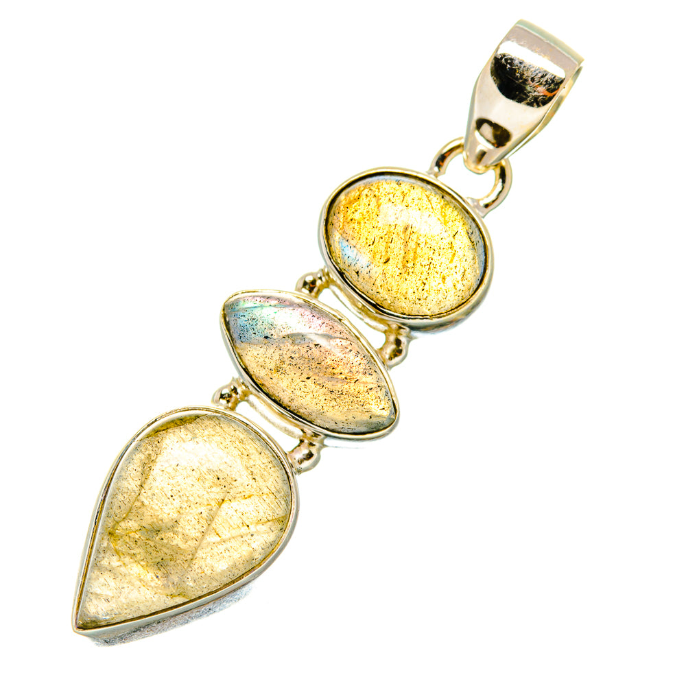 Labradorite Pendants handcrafted by Anasilvercos - PD4675 - Photo 2