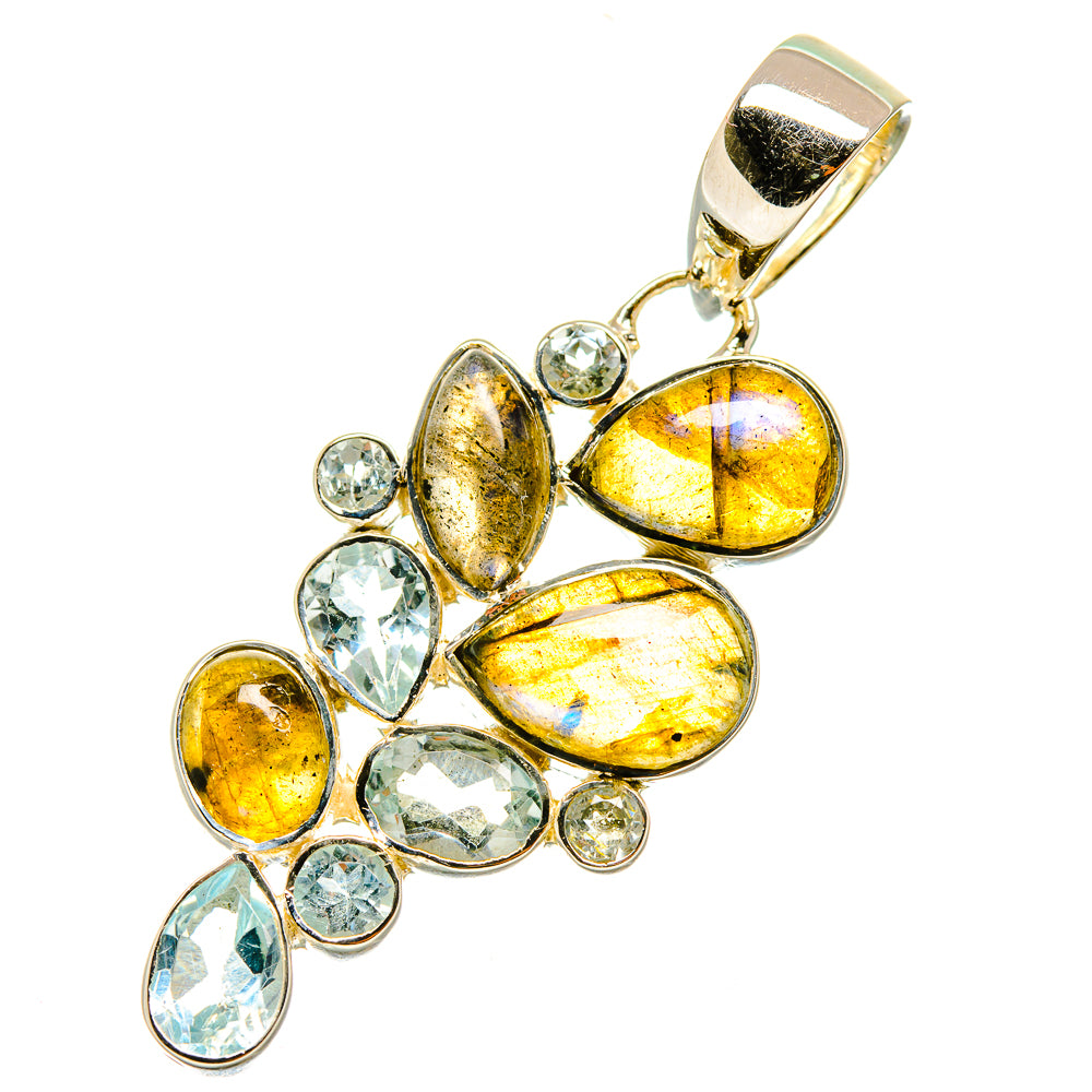Labradorite Pendants handcrafted by Anasilvercos - PD4676