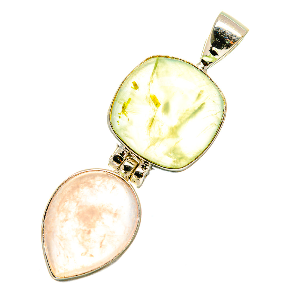 Prehnite Pendants handcrafted by Anasilvercos - PD4679