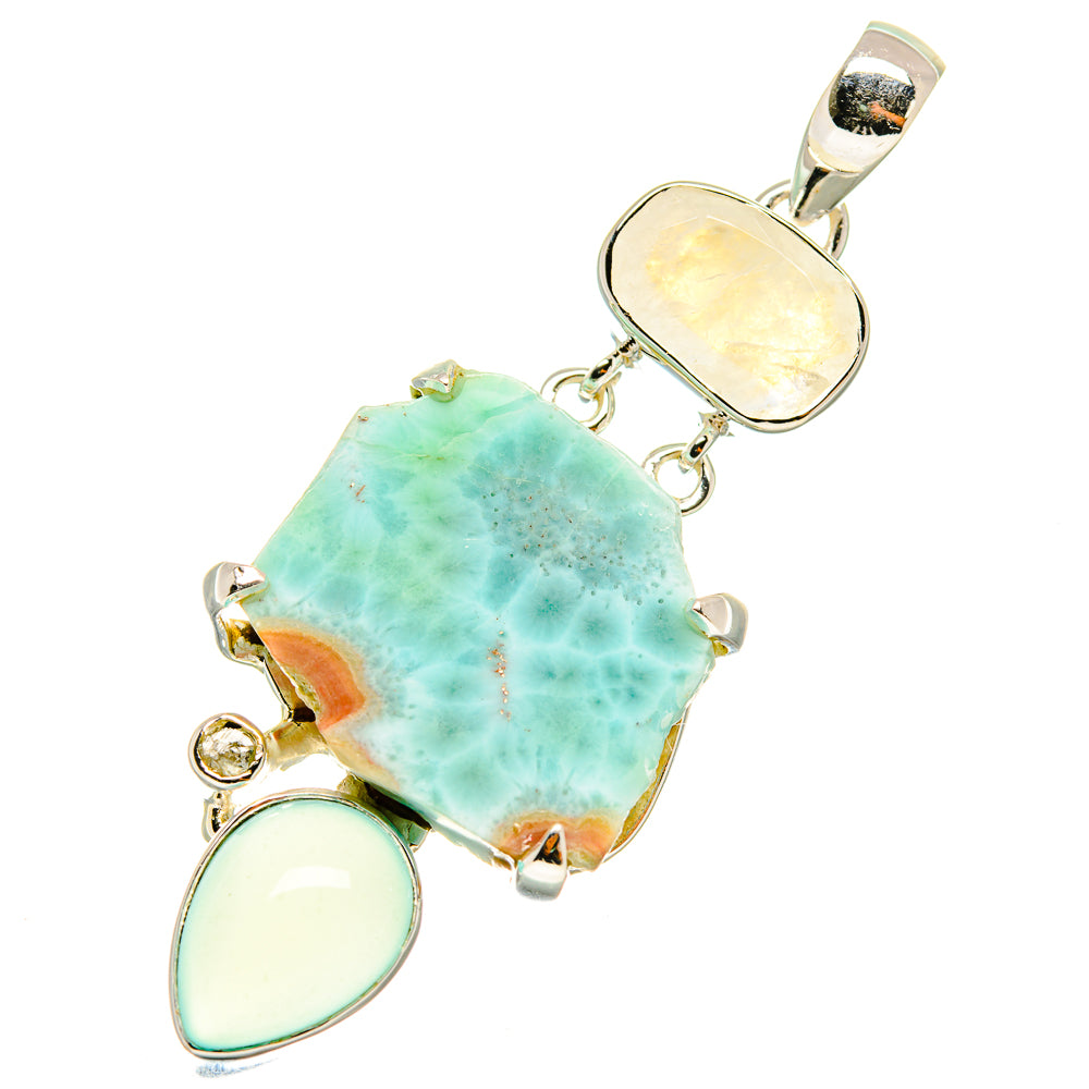 Larimar Pendants handcrafted by Anasilvercos - PD4683