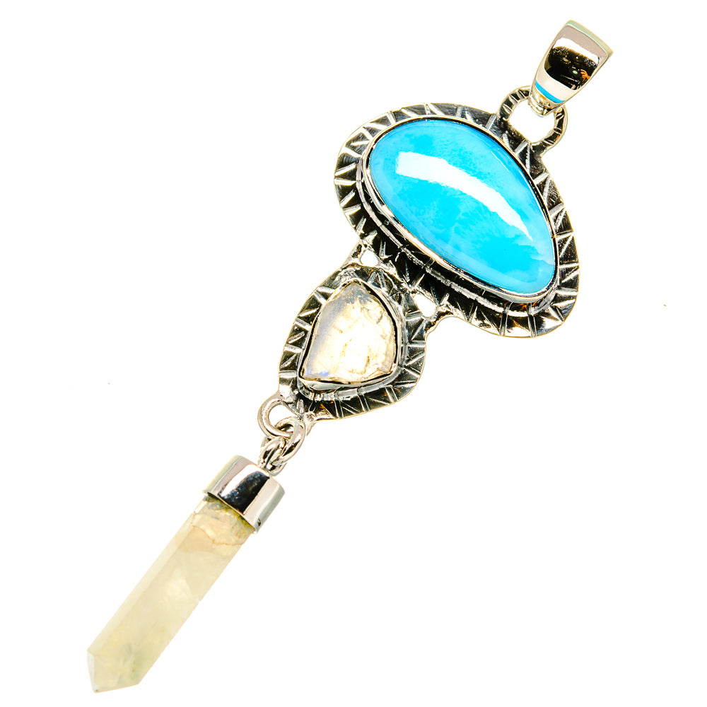 Larimar Pendants handcrafted by Anasilvercos - PD4685
