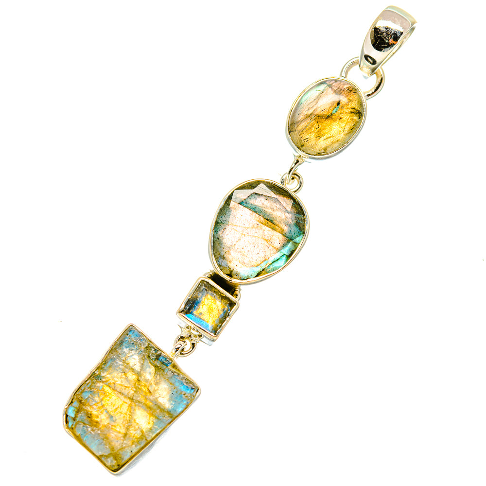 Labradorite Pendants handcrafted by Anasilvercos - PD4686