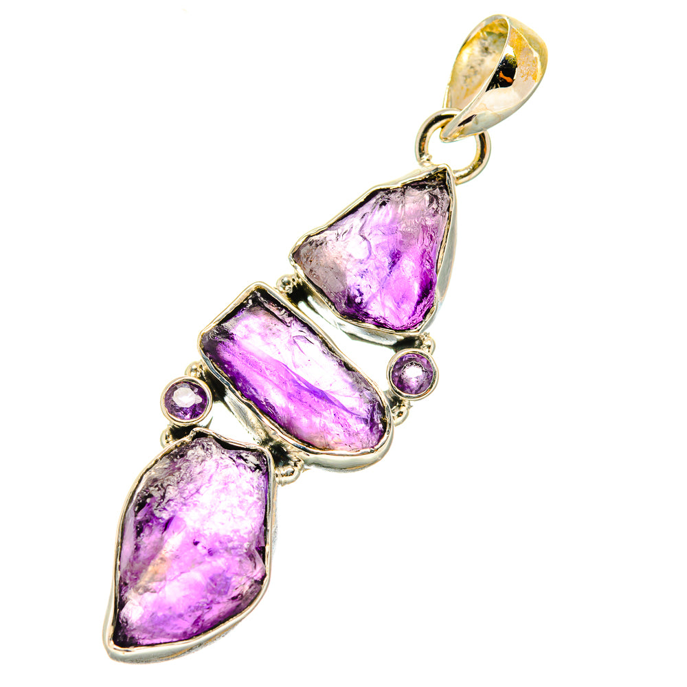 Amethyst Pendants handcrafted by Anasilvercos - PD4687